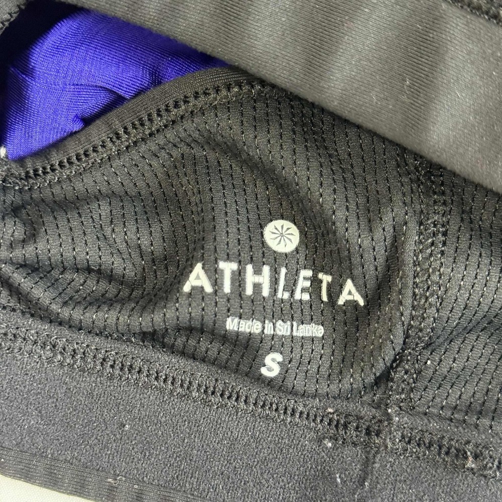 Athleta Workout Tank Top‎ Crisscross Straps Built-In Bra Purple Small - Picture 2 of 10